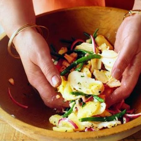 SALT COD, POTATO & STRING BEAN SALAD